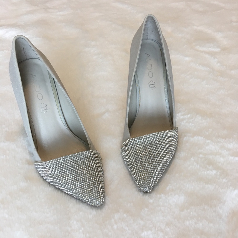 Aldo silver dress heels! 💎